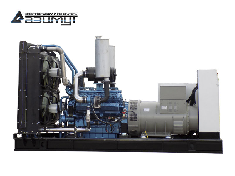 Дизельный генератор АД-800С-Т400-2РМ13 Woling мощностью 800 кВт открытого исполнения с автозапуском (АВР)